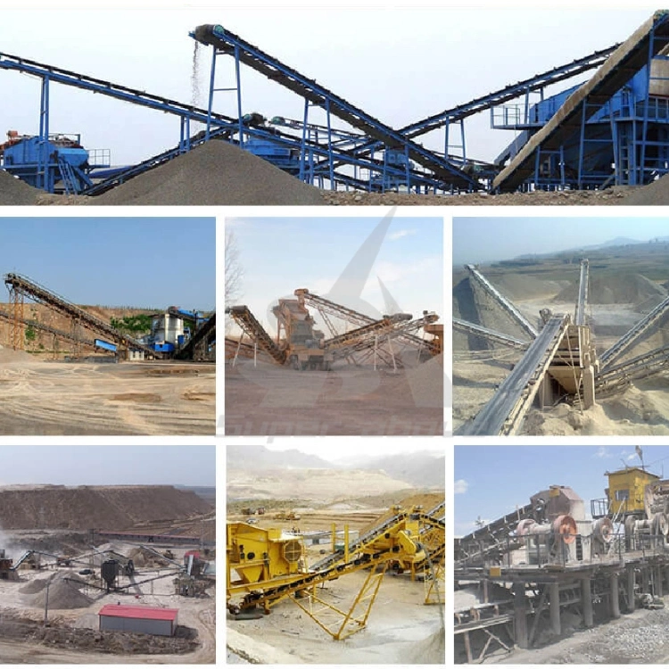 1000tons Capacity Large Stone Fixed Belt Conveyor for Iron Steel Industry