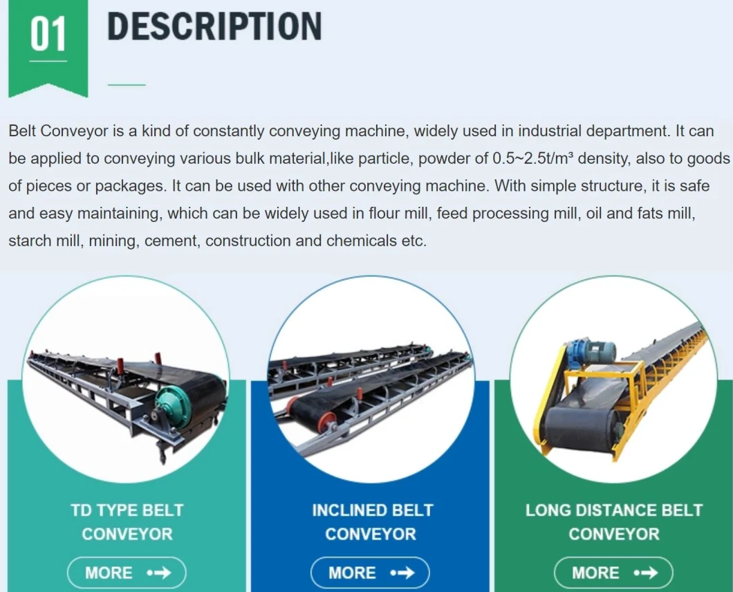 Industrial Mining Belt Conveyor Sintering Machine Conveyor Mining Industrial Belt Conveyor