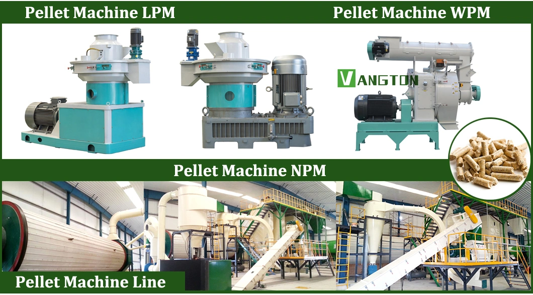 Ring Die Pelletizer 560 760 860 Model Rice Husk Straw Sawdust Biomass Wood Pellet Mill/Machine for Wheat Straw Coconut Palm Leaf Briquette Pelletizing