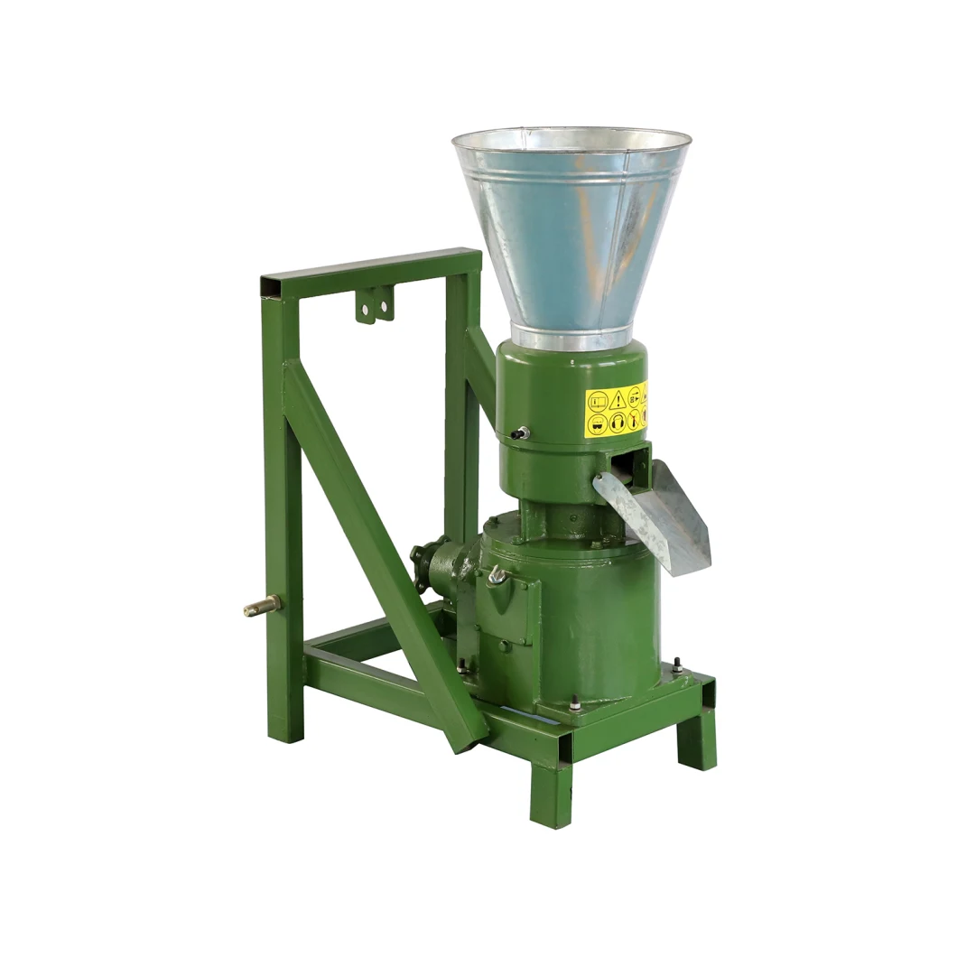 Roller Driven Wood Pellet Press Biomass Pellet Making Machine for Home Use