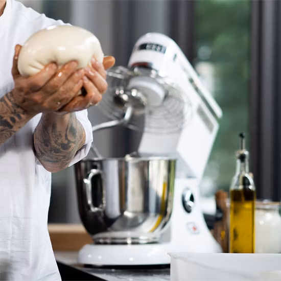 Máquina de panadería eléctrica, equipo de panadería Industrial, soporte en espiral, mezclador de masa para hornear pasteles de huevo planetario de alimentos para Cocina