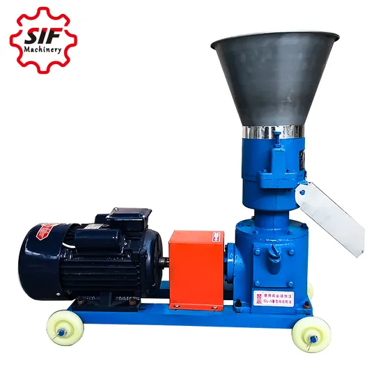 Molino de pellets de alimentación animal Máquina de fabricación de pellets de residuos agrícolas