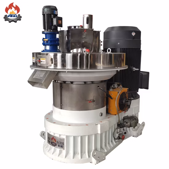 Xgj560p 132kw 2 ton/hora Anillo vertical Die En+ Combustible de biomasa Peletizadora de madera