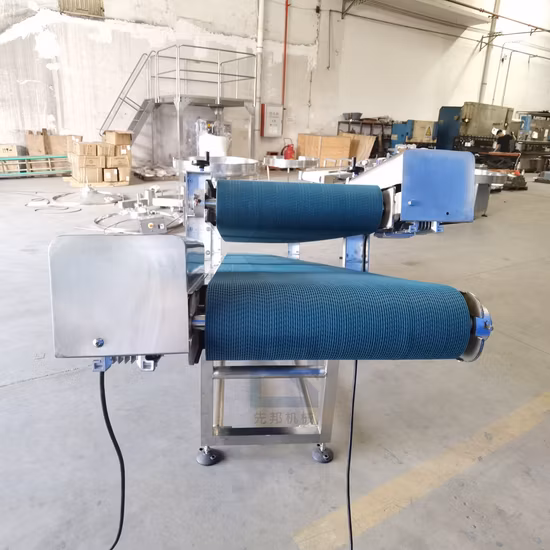 Cinta transportadora blanca de calidad alimentaria utilizada en la línea de producción de alimentos