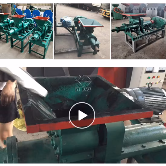 Máquina extrusora de briquetas de carbón de biomasa de gran capacidad, máquina formadora de polvo de carbono, línea de máquina de pellets de madera
