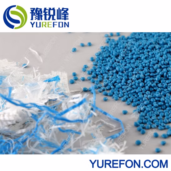 Anillo de agua Troquelado de cara Desecho de botellas de PET de plástico Residuos Copos Gránulos Pellets Máquinas de fabricación de extrusoras