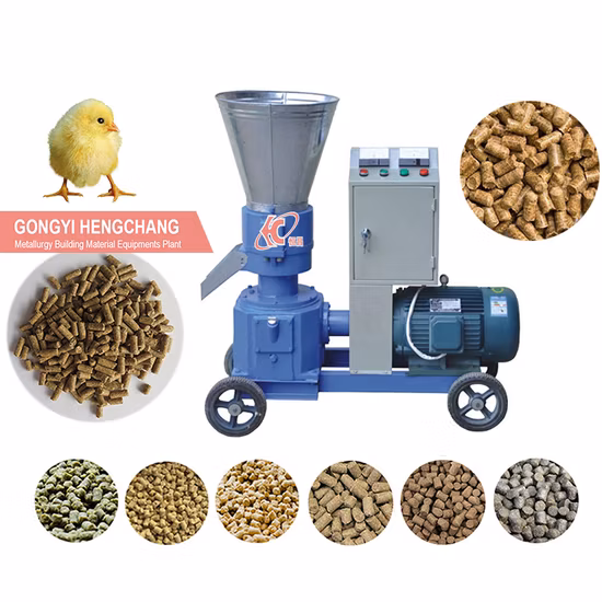 Venta directa de fábrica, pequeño troquel plano para el hogar, alfalfa, aves de corral, pollo, peletizadora de alimentación de peces